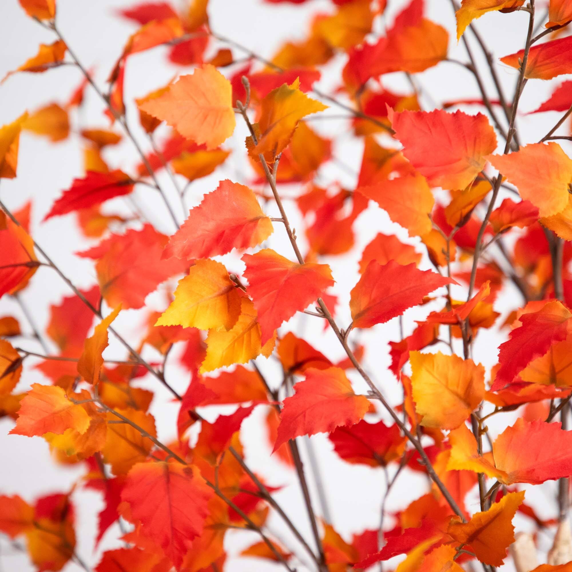 9ft. Potted Artificial Autumn Birch Tree